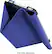 Front. Insignia™ - FlexView Folio Case for Most 8" Tablets - Blue.