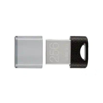 Front. PNY - 256GB Elite-X Fit USB 3.1 Flash Drive - 200MB/s - Black.
