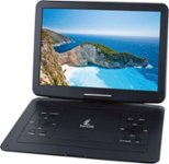 Front. TaoTronics - 15.6" Portable DVD Player with Swivel Screen - Black.
