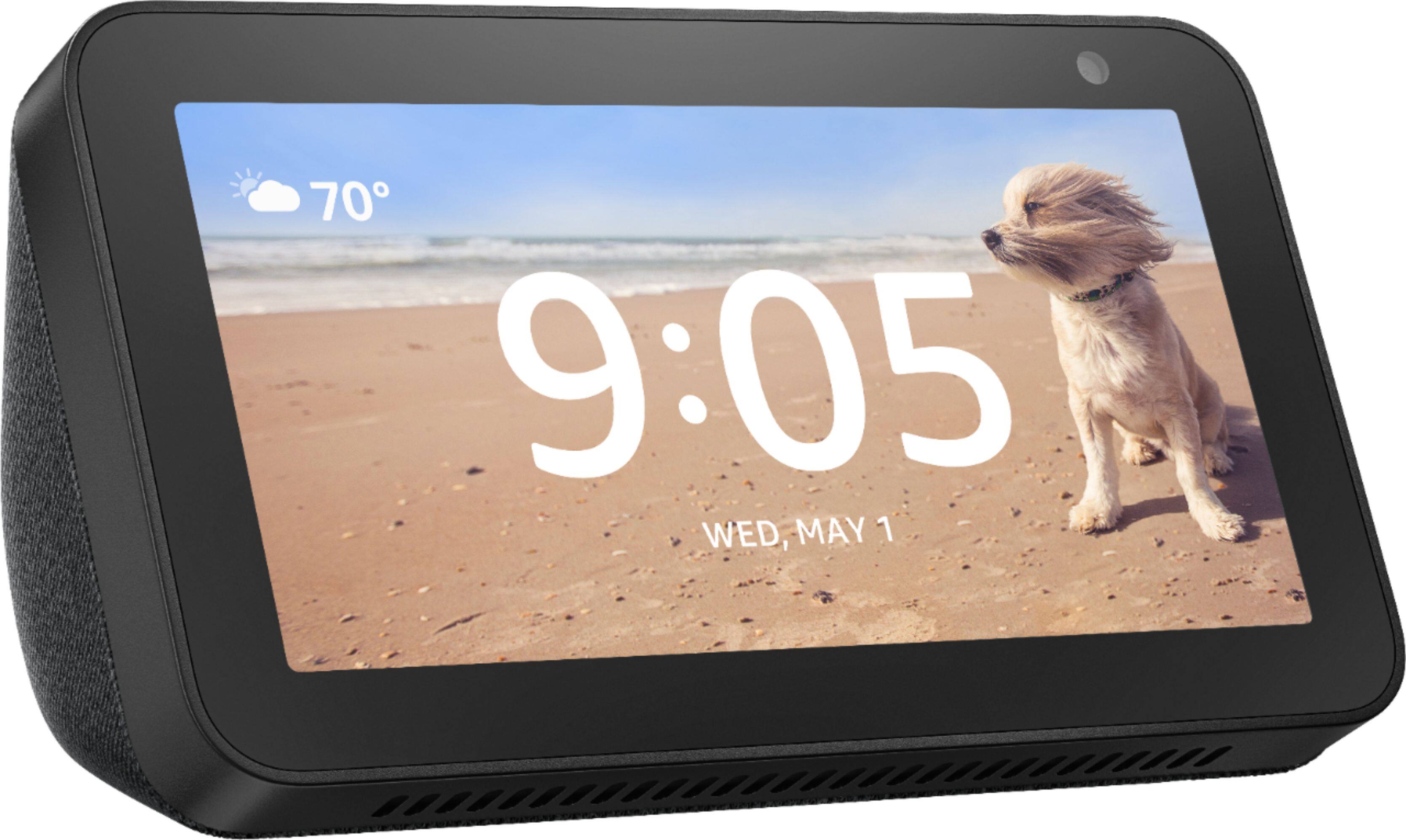 Alt View 11. Amazon - Echo Show 5 Smart Display with Alexa - Charcoal.