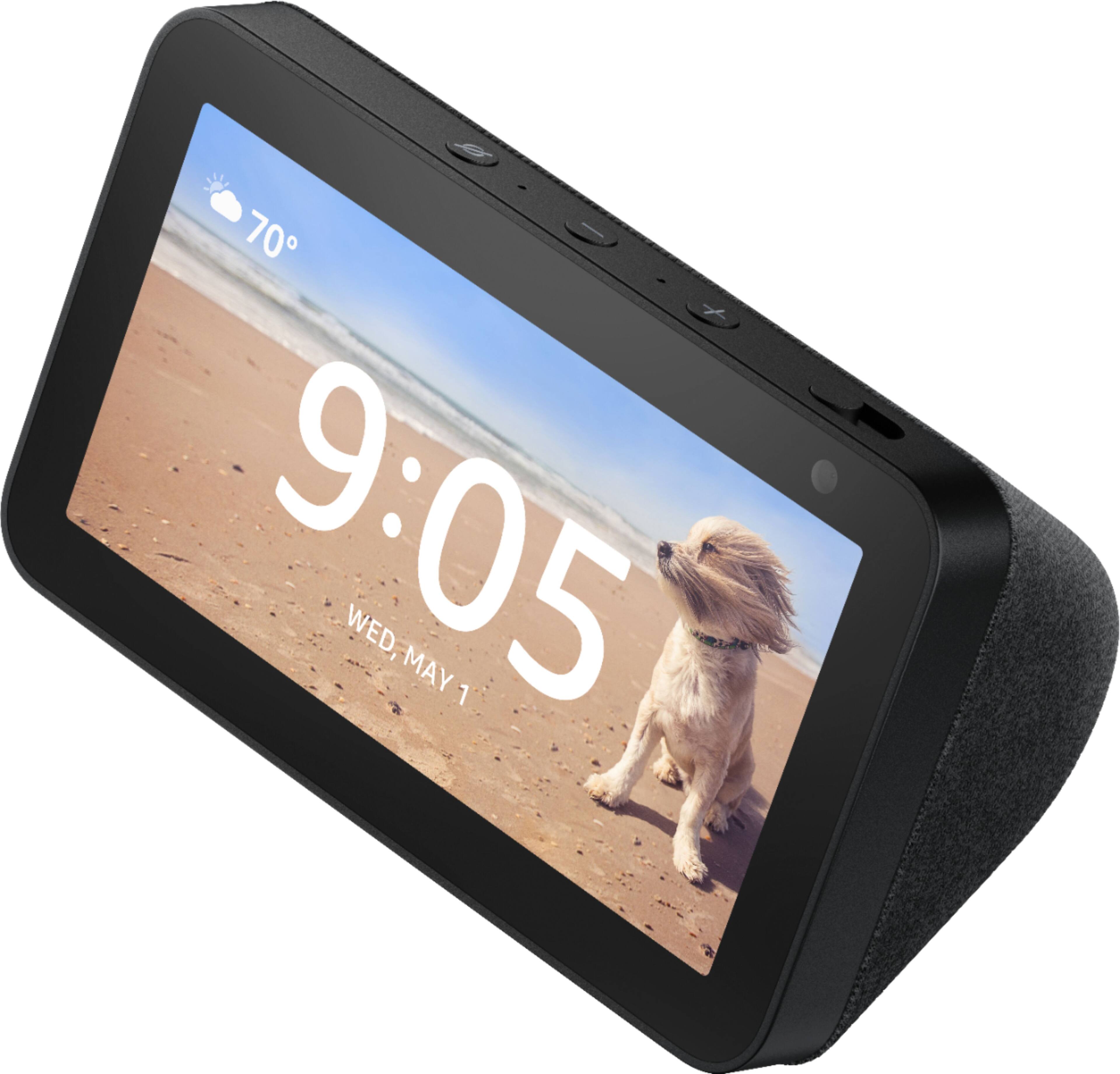 Alt View 14. Amazon - Echo Show 5 Smart Display with Alexa - Charcoal.