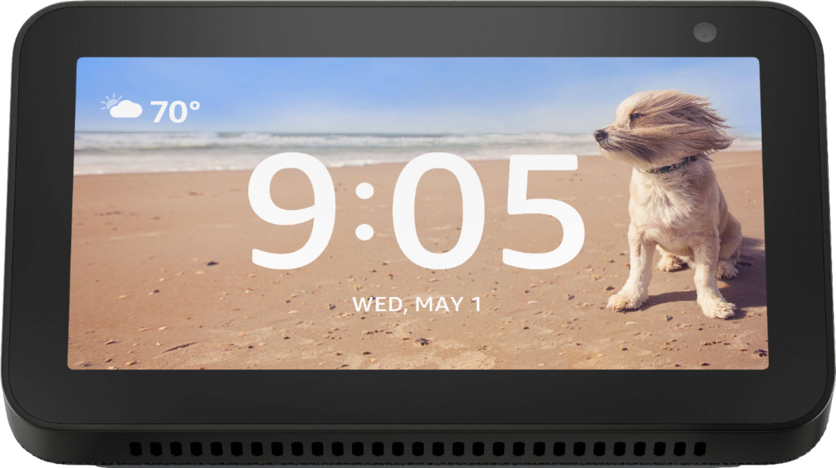 Alt View 1. Amazon - Echo Show 5 Smart Display with Alexa - Charcoal.