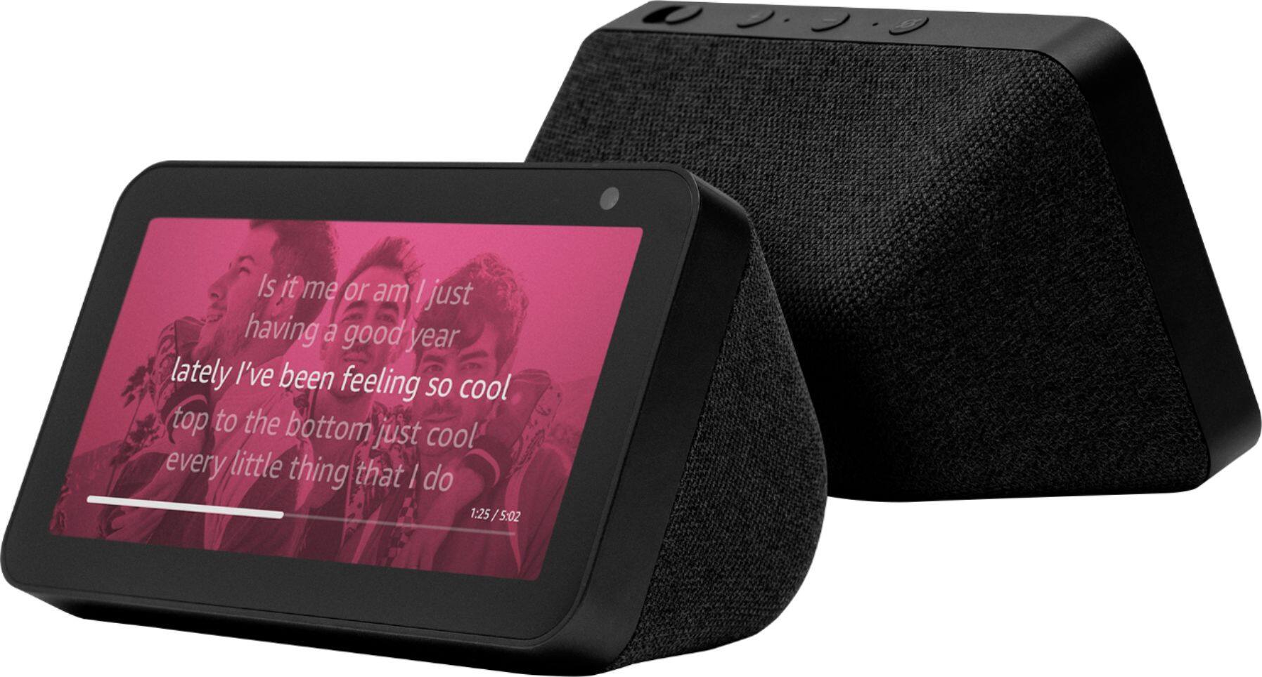 Alt View 21. Amazon - Echo Show 5 Smart Display with Alexa - Charcoal.