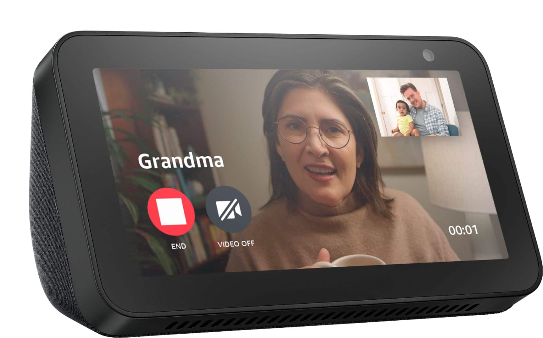 Alt View 25. Amazon - Echo Show 5 Smart Display with Alexa - Charcoal.