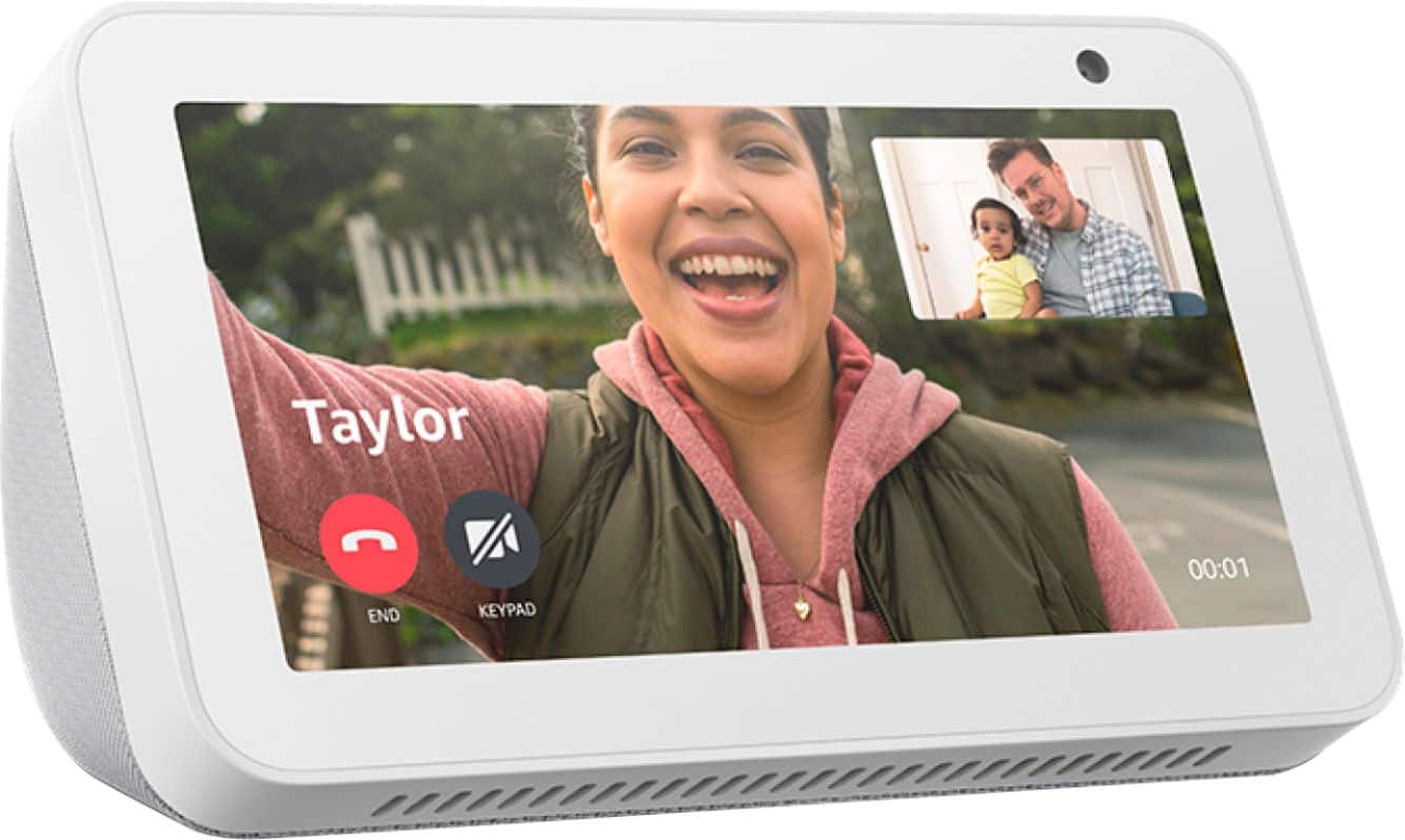 Front. Amazon - Echo Show 5 Smart Display with Alexa - Sandstone.