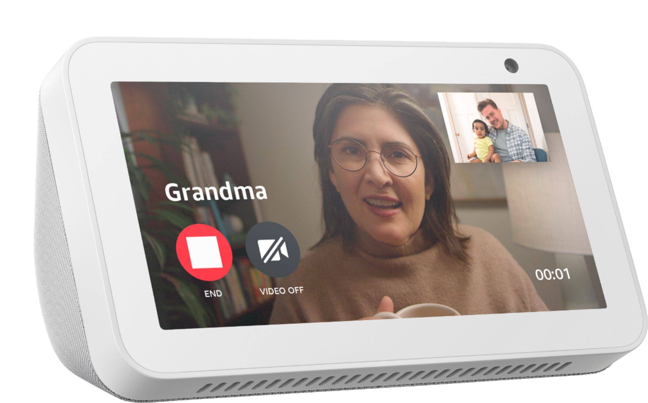 Alt View 27. Amazon - Echo Show 5 Smart Display with Alexa - Sandstone.