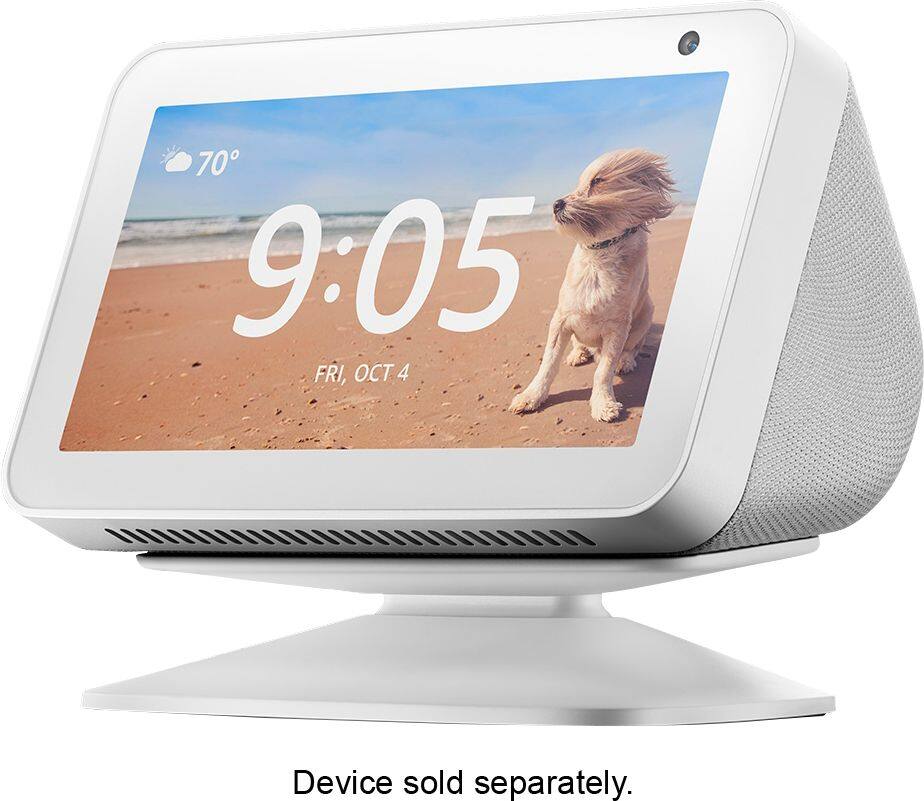 Alt View 11. Amazon - Echo Show 5 Adjustable Stand - Sandstone.