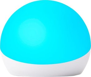 Amazon - Echo Glow Multicolor Smart Lamp - White - Front_Zoom