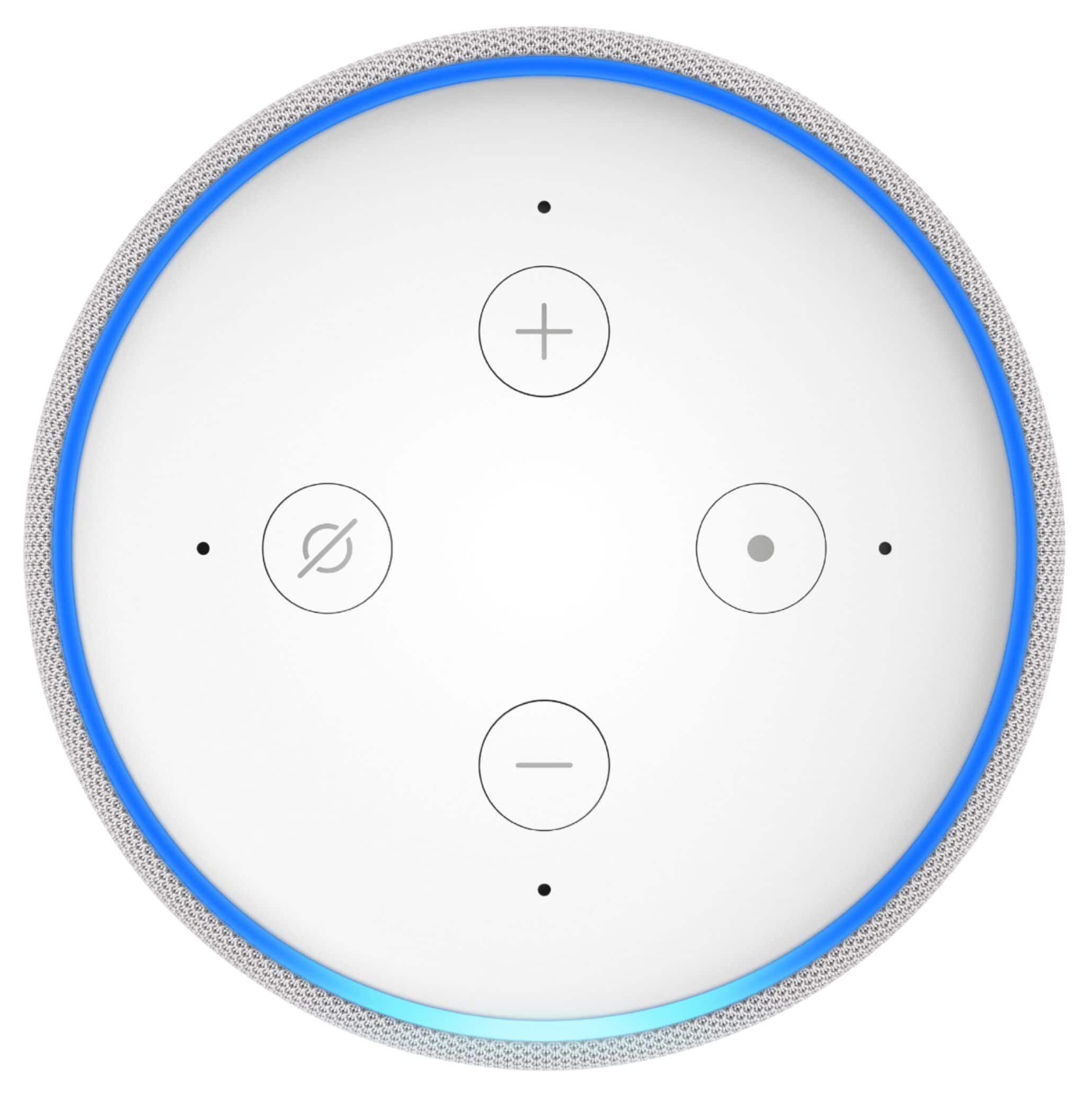 Alt View 11. Amazon - Echo Dot (3rd Gen) Smart Speaker with Alexa - Sandstone.