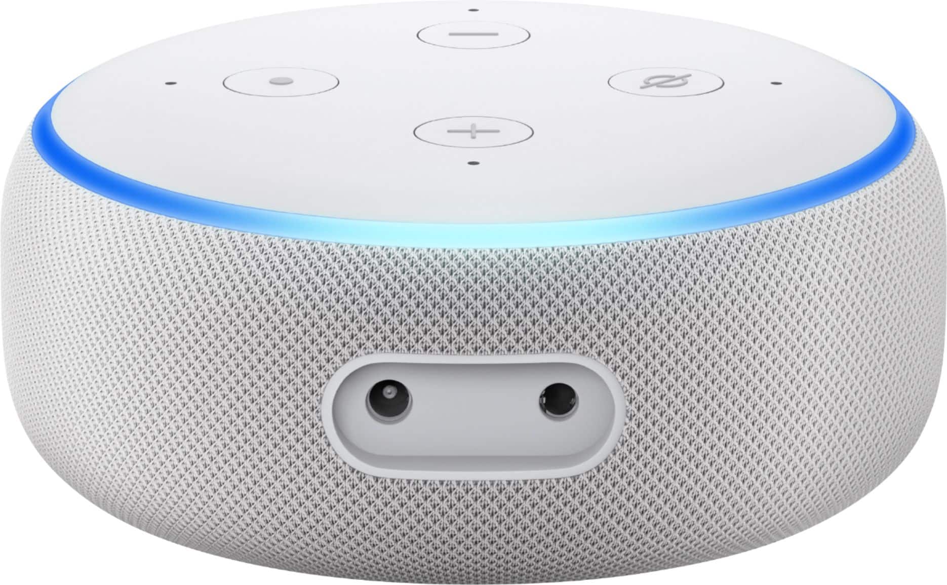 Alt View 13. Amazon - Echo Dot (3rd Gen) Smart Speaker with Alexa - Sandstone.