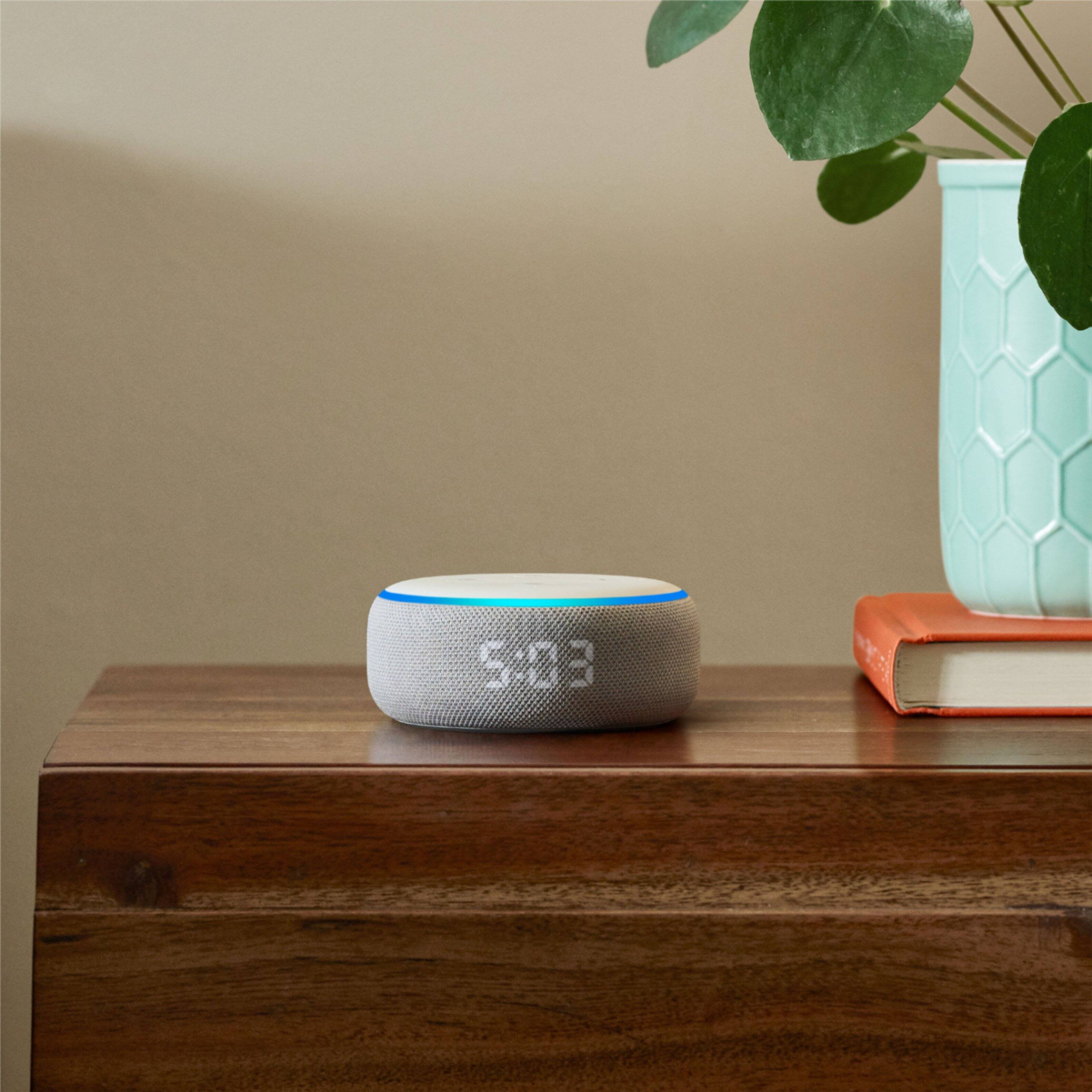 Alt View 18. Amazon - Echo Dot (3rd Gen) Smart Speaker with Alexa - Sandstone.