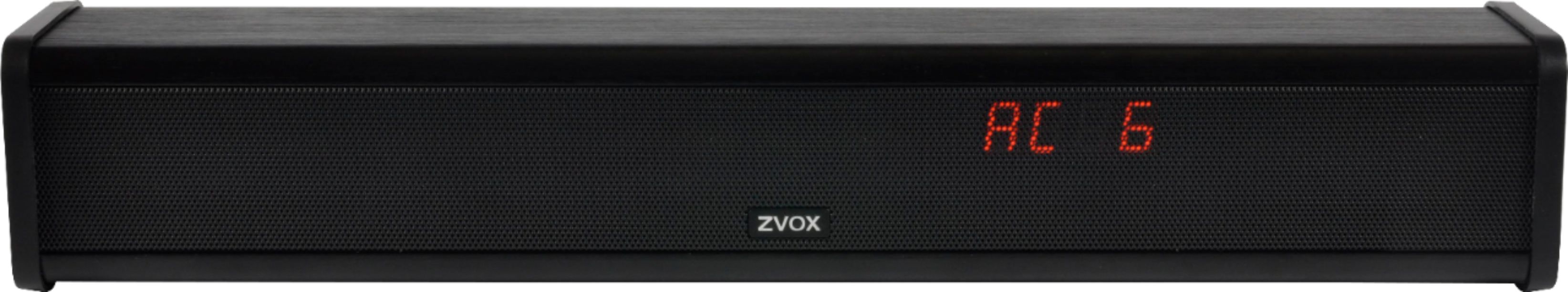 zvox accuvoice soundbar with 6 level audiology