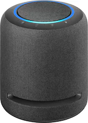 Amazon - Echo Studio Hi-Res Smart Speaker with Dolby Atmos and Spatial Audio Processing Technology and Alexa - Charcoal - Front_Zoom