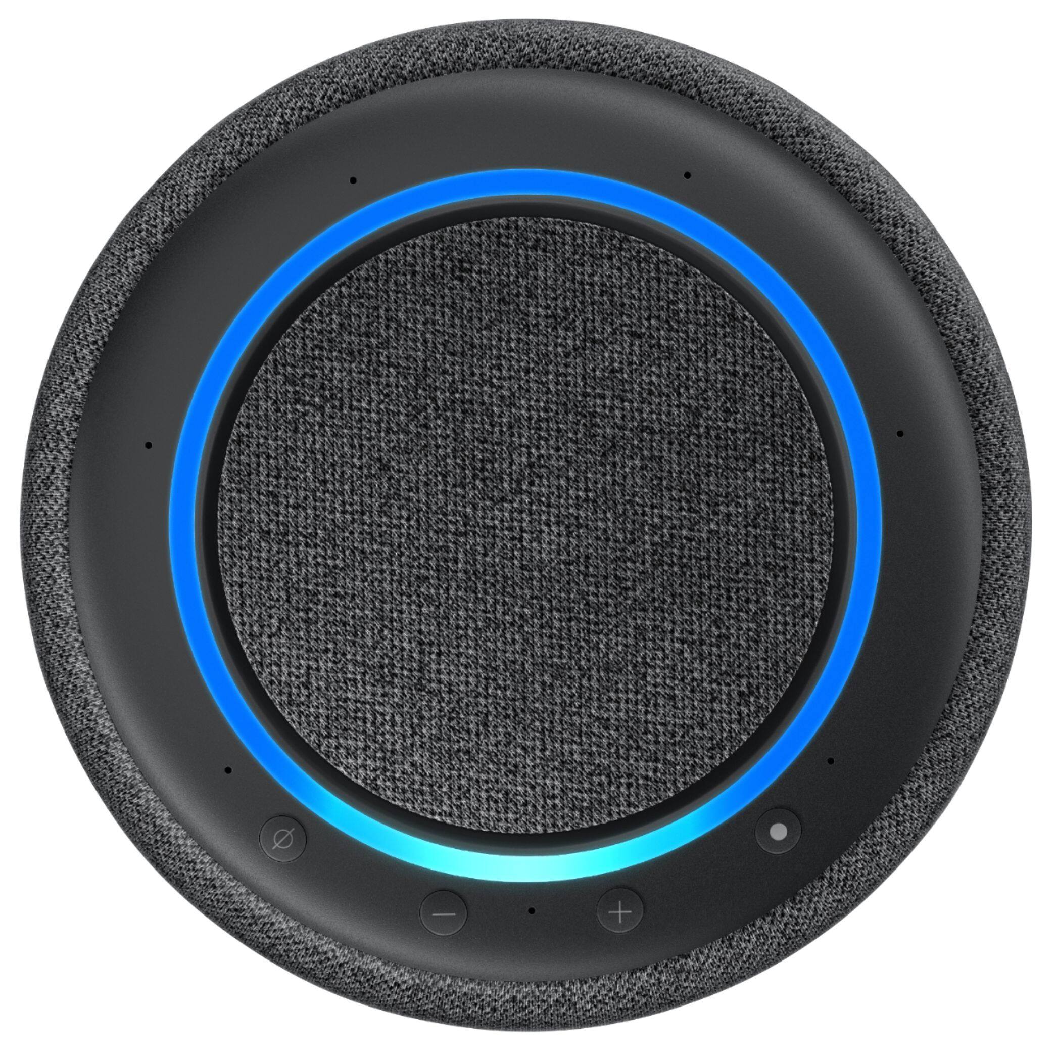 Alt View 12. Amazon - Echo Studio Hi-Res 330W Smart Speaker with Dolby Atmos and Spatial Audio Processing Technology and Alexa - Charcoal.