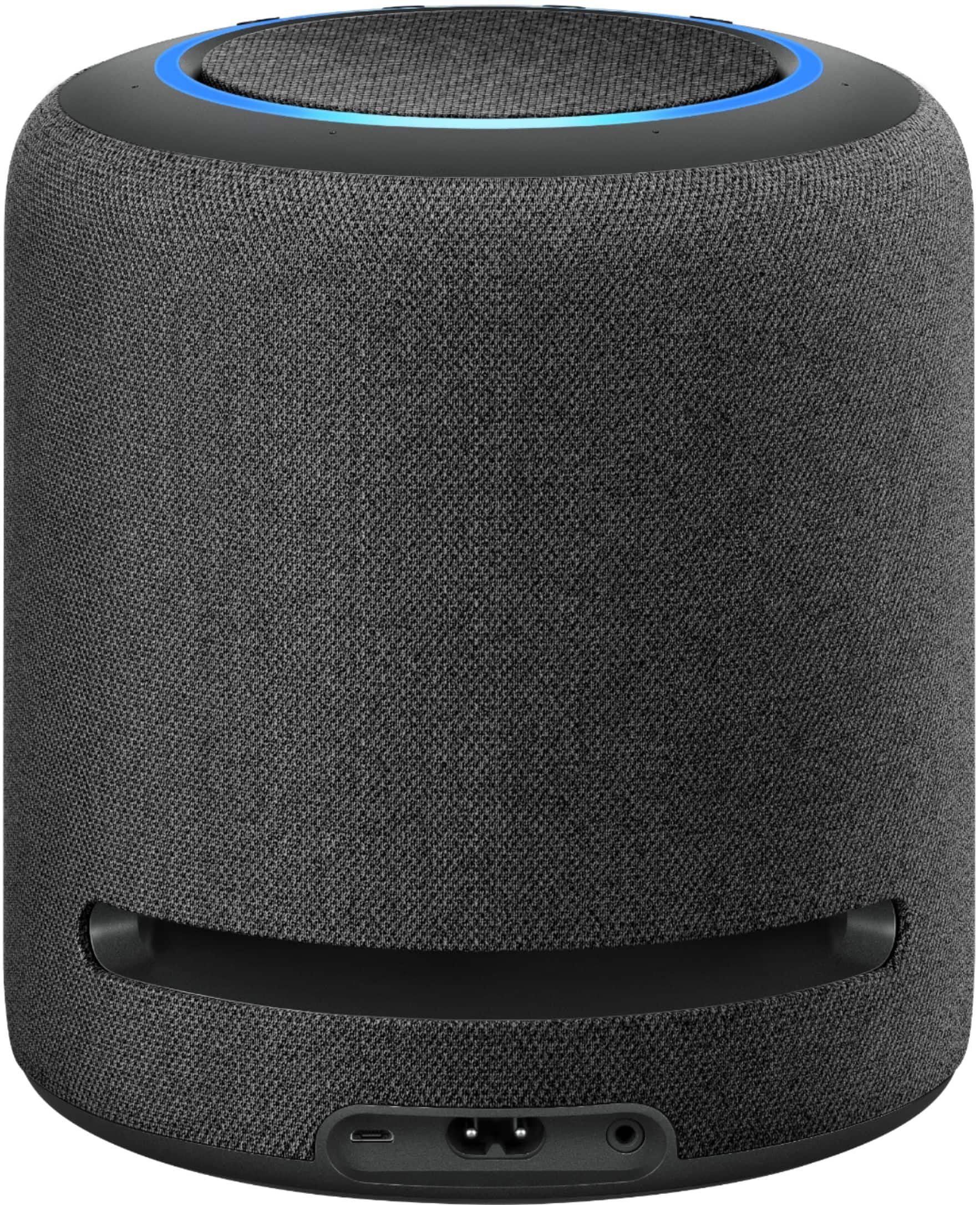 Alt View 15. Amazon - Echo Studio Hi-Res 330W Smart Speaker with Dolby Atmos and Spatial Audio Processing Technology and Alexa - Charcoal.