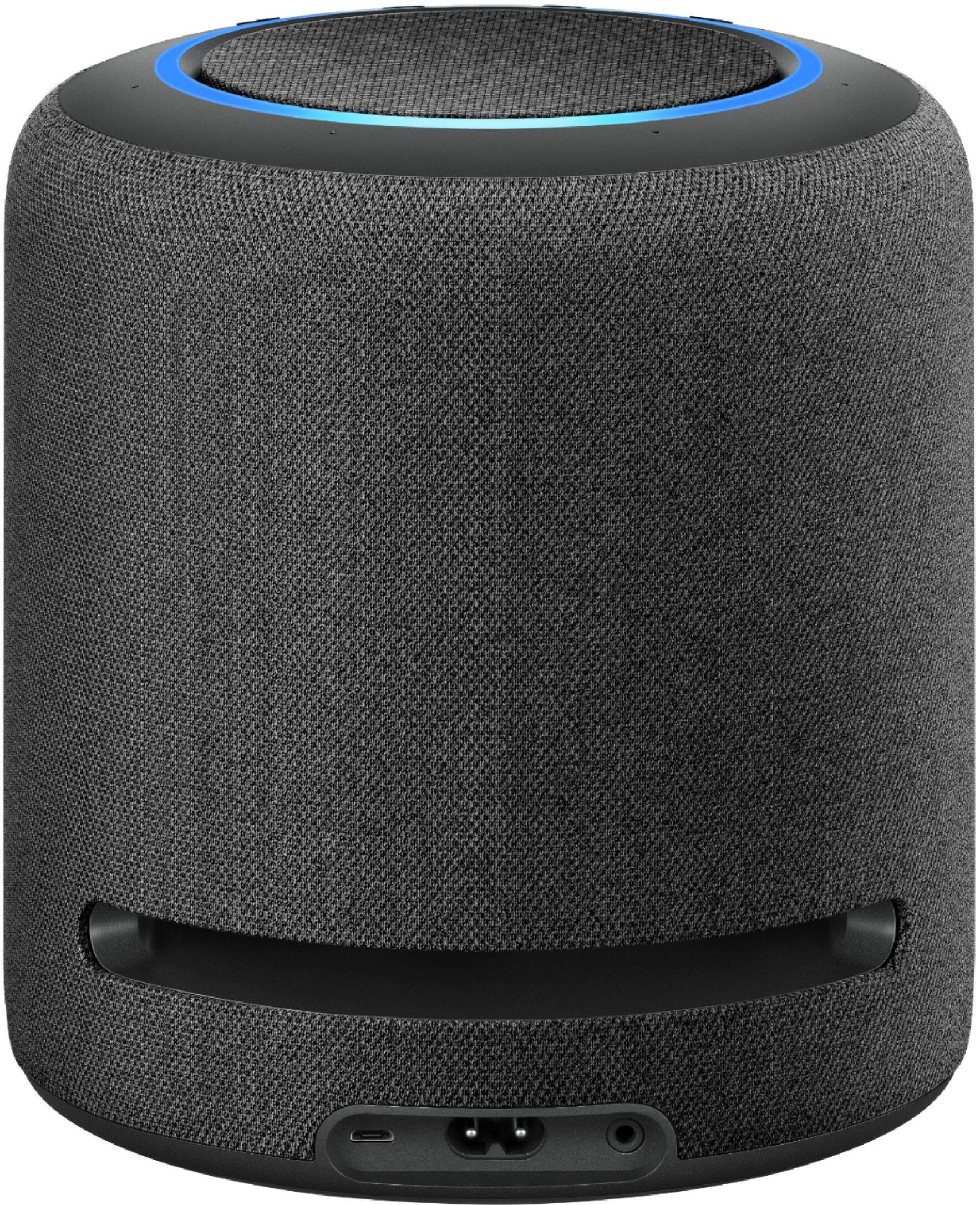Alt View 15. Amazon - Echo Studio Hi-Res 330W Smart Speaker with Dolby Atmos and Spatial Audio Processing Technology and Alexa - Charcoal.