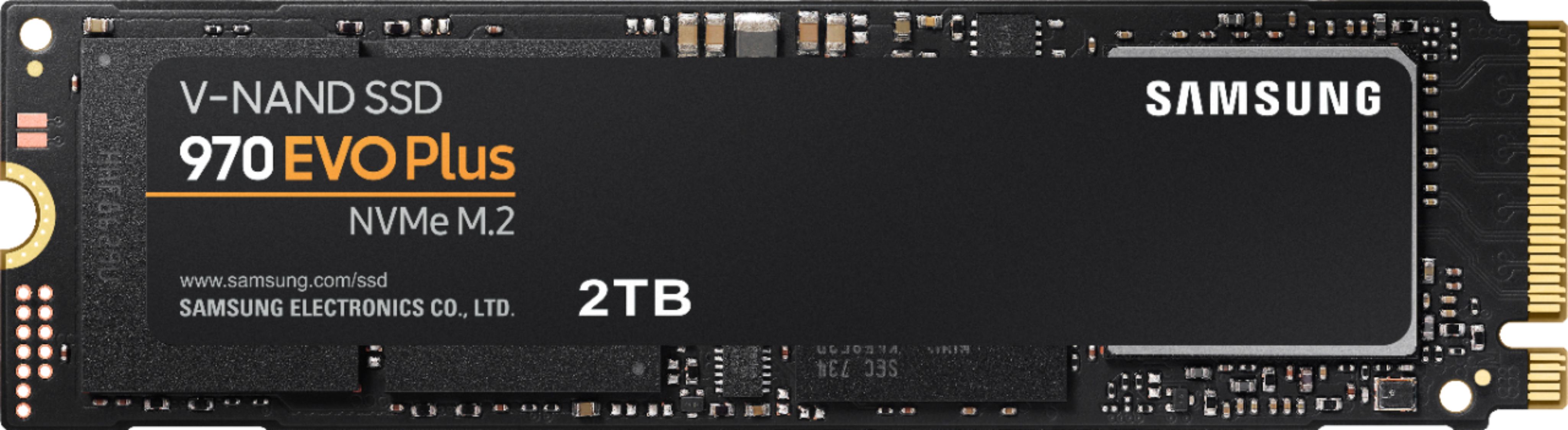 SAMSUNG HD SSD M.2 2TB 970 EVO Plus 2TB MZ-V7S2T0BW NVME 3500 MB/S 