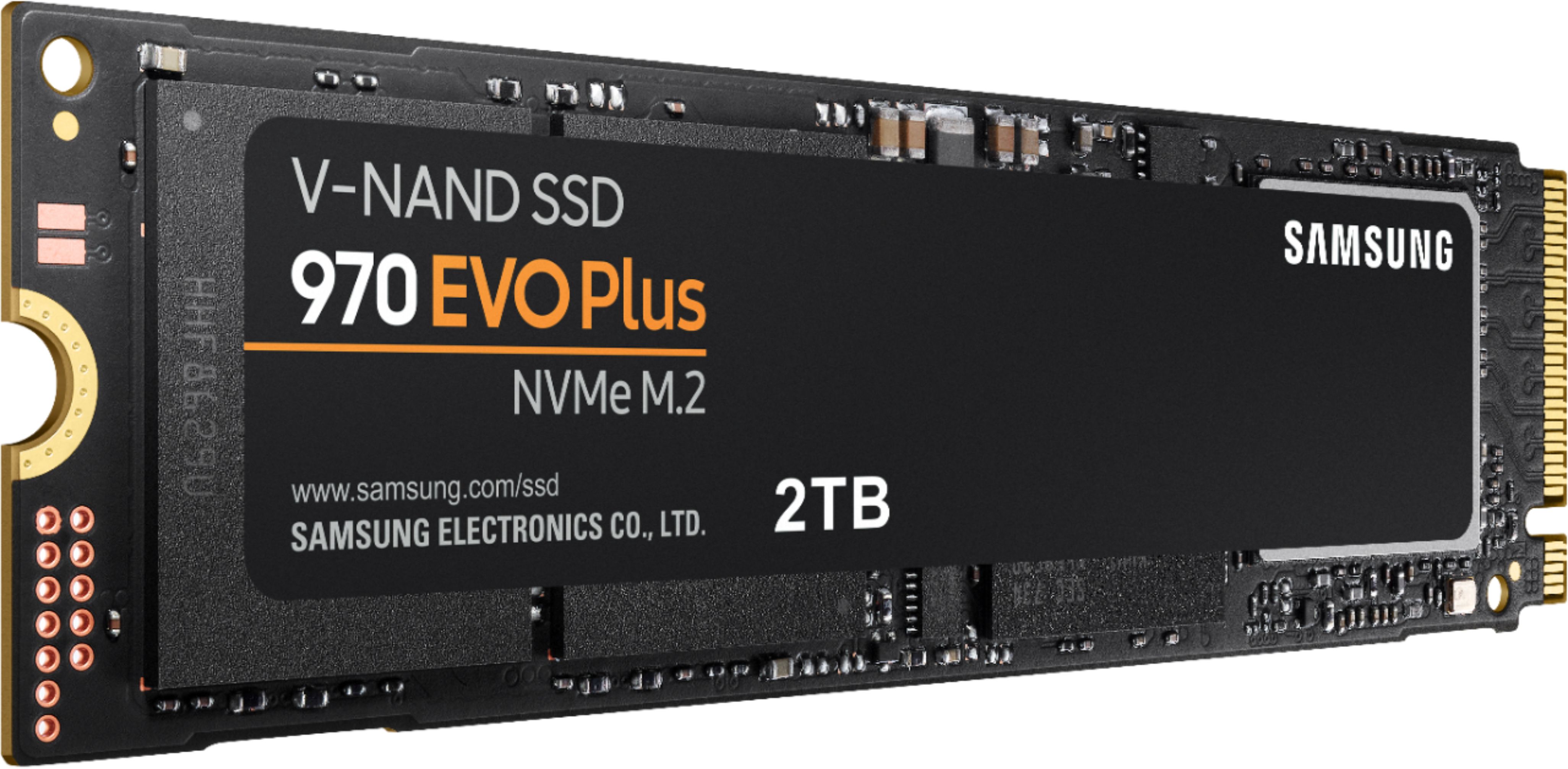Samsung 970 Evo Plus 2tb Pcie Gen 3 X4 Nvme Internal Solid State Drive With V Nand Technology Mz V7s2t0b Am Best Buy