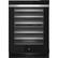 Front. JennAir - 45-Bottle Built-In Dual Zone Wine Cellar - Black.