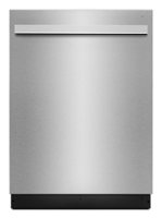 JennAir - NOIR TriFecta 24" Top Control Tall Tub Built-In Dishwasher with Stainless Steel Tub - Stainless Steel - Front_Zoom