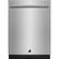Front. JennAir - RISE TriFecta 24" Top Control Tall Tub Built-In Dishwasher with Stainless Steel Tub - Stainless steel.