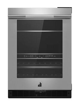 JennAir - 13-Bottle Built-In Dual Zone Beverage Cooler - Stainless Steel