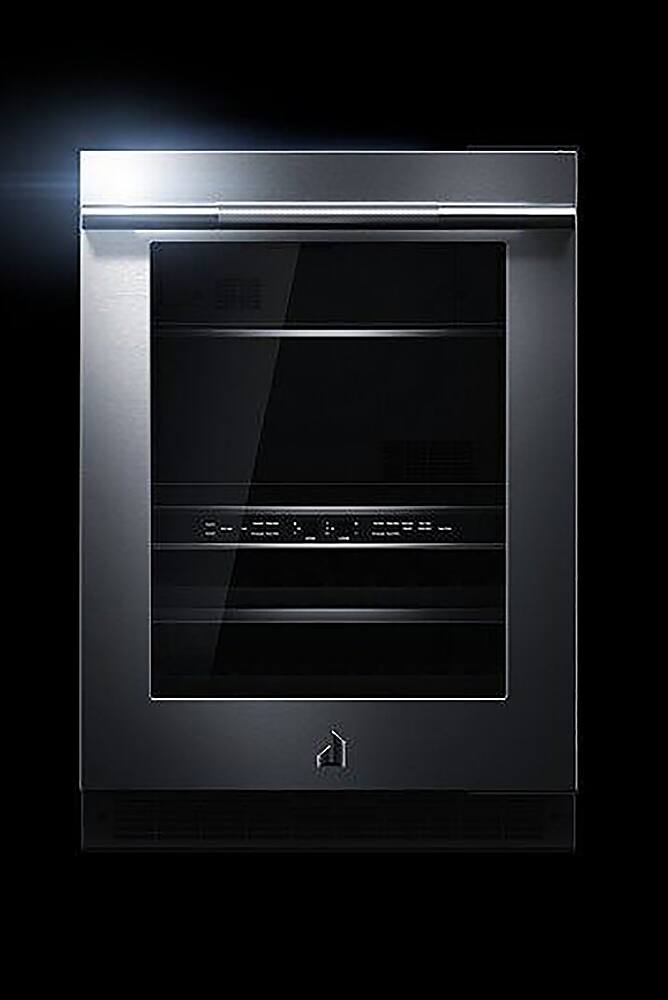 Alt View 12. JennAir - 13-Bottle Built-In Dual Zone Beverage Cooler - Stainless Steel.