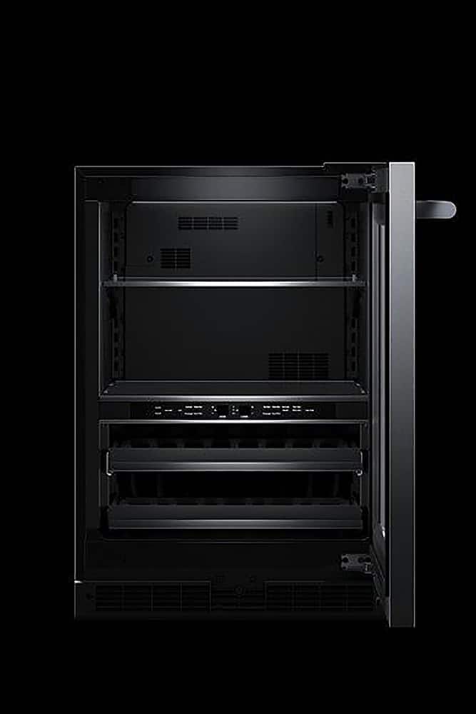 Alt View 13. JennAir - 13-Bottle Built-In Dual Zone Beverage Cooler - Stainless Steel.