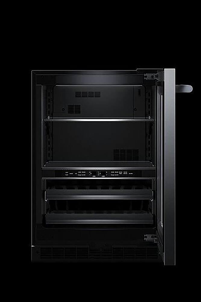 Alt View 13. JennAir - 13-Bottle Built-In Dual Zone Beverage Cooler - Stainless Steel.