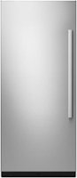 JennAir - NOIR Left Swing Door Panel Kit for Select 36" Jenn-Air Built-In Column Refrigerators - Stainless steel - Front_Zoom