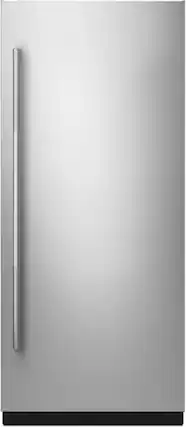 Front. JennAir - RISE Right Swing Panel Kit for Select 36" Jenn-Air Built-In Column Refrigerators - Stainless steel.