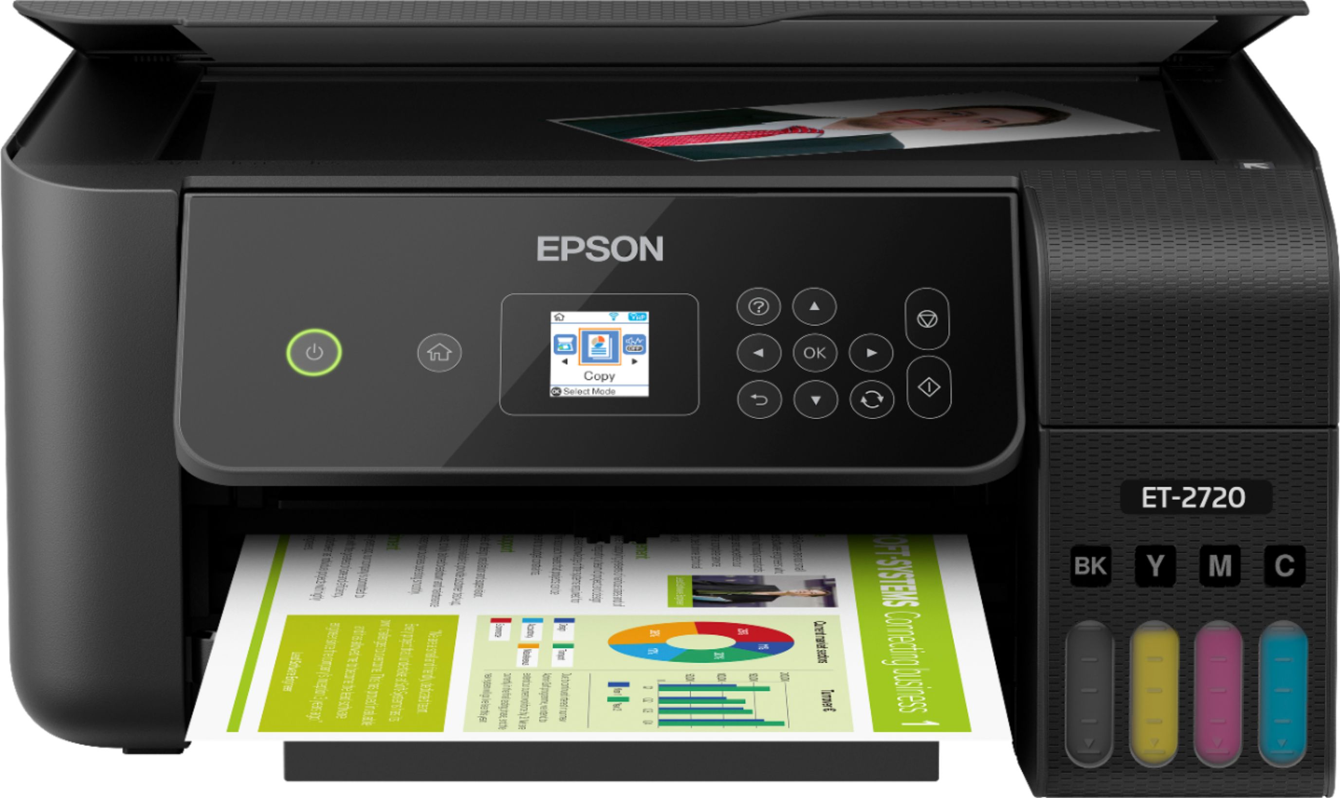 balans Waardeloos Bovenstaande Best Buy: Epson EcoTank ET-2720 Wireless All-In-One Printer Black ECOTANK  ET-2720 C11CH42201
