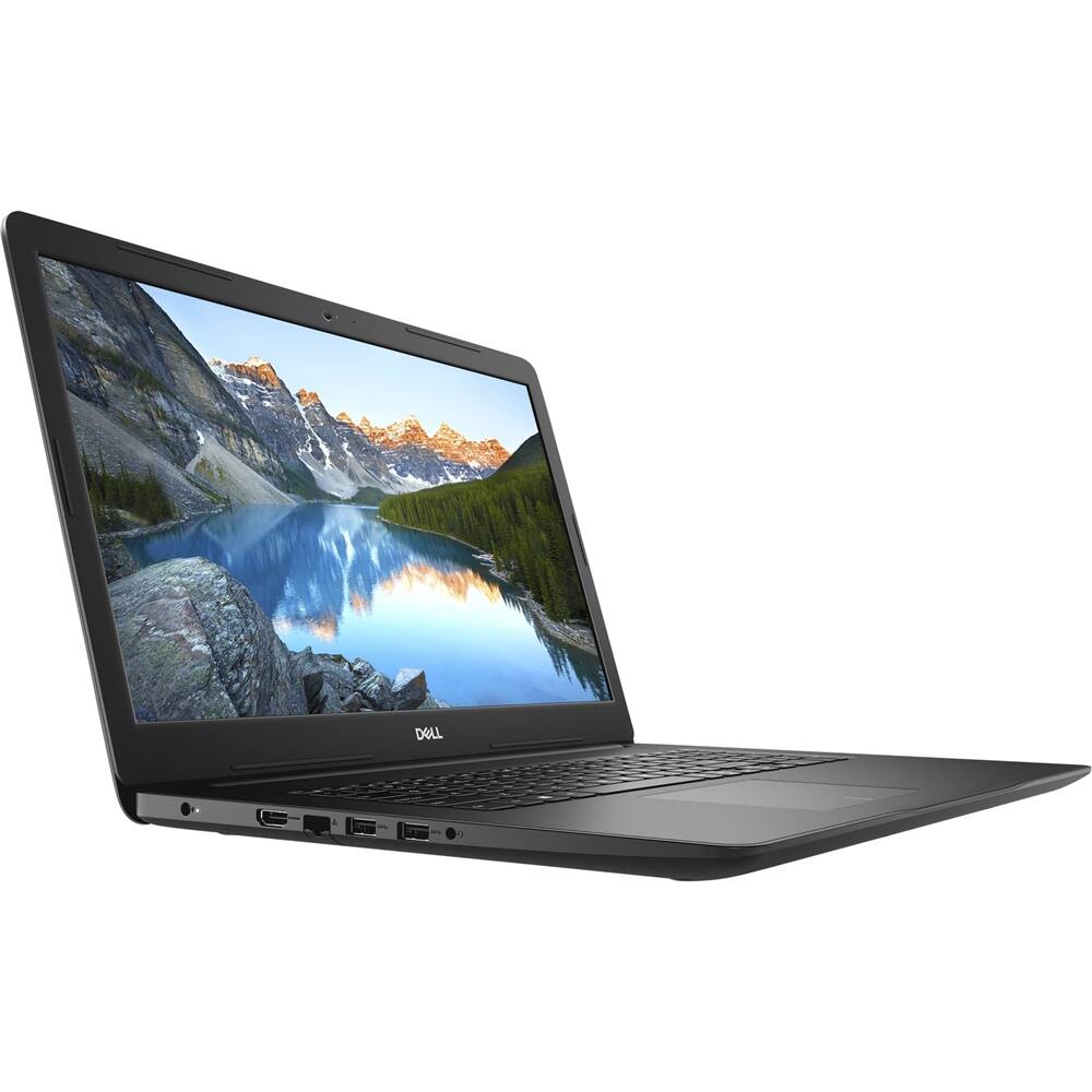 Left. Dell - Inspiron 17.3" Laptop - Intel Core i7 - 16GB Memory - 1TB Hard Drive + 256GB Solid State Drive - Black.