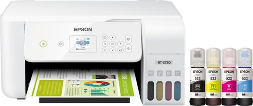 Questions And Answers Epson Ecotank Et 2720 Wireless All In One Inkjet Printer White Ecotank Et 2720 Printer C11ch4 Best Buy