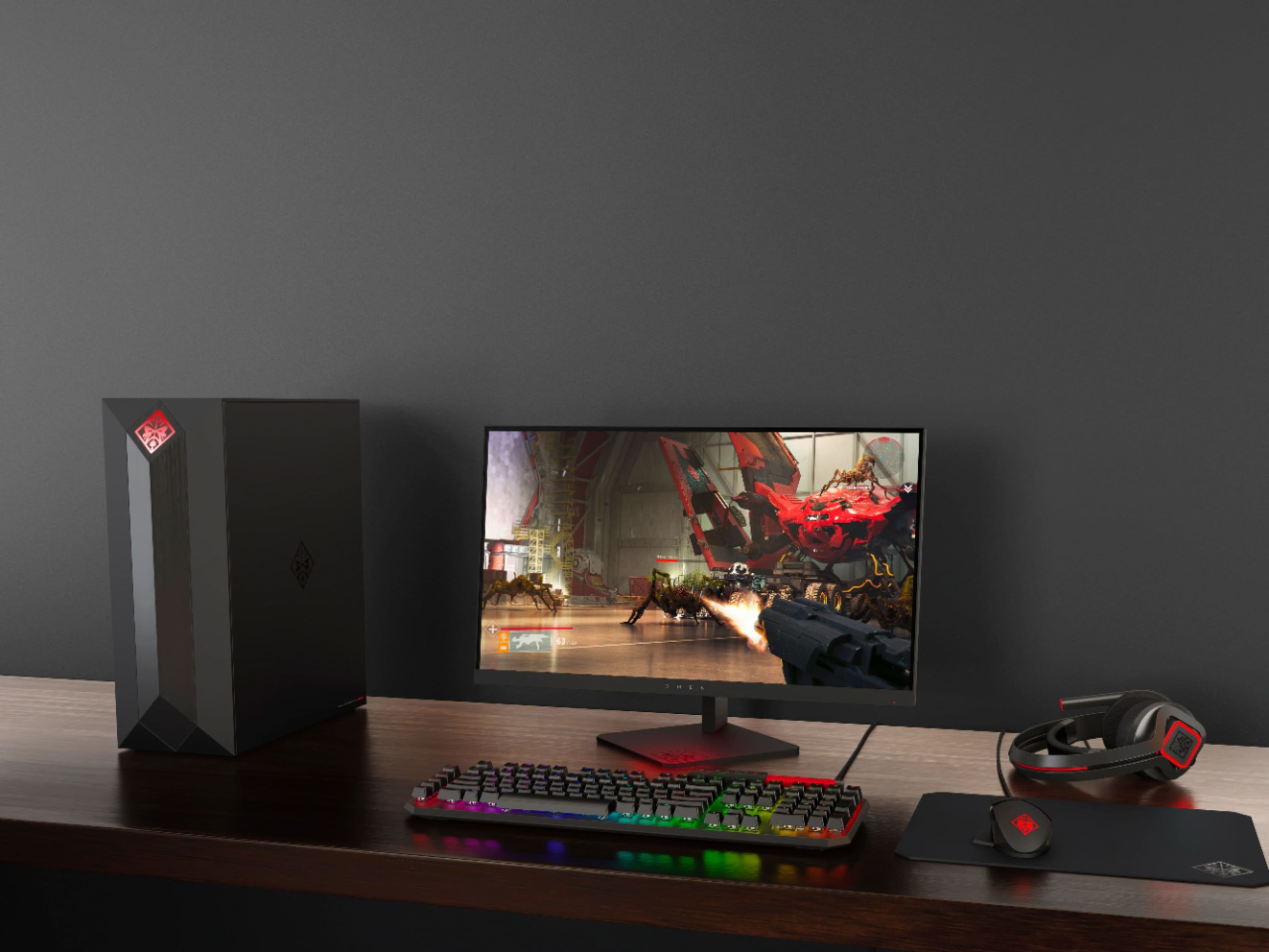 Alt View 18. HP OMEN - OMEN X 24.5" LED FHD G-sync Compatible Gaming Monitor (HDMI x2) - Black.
