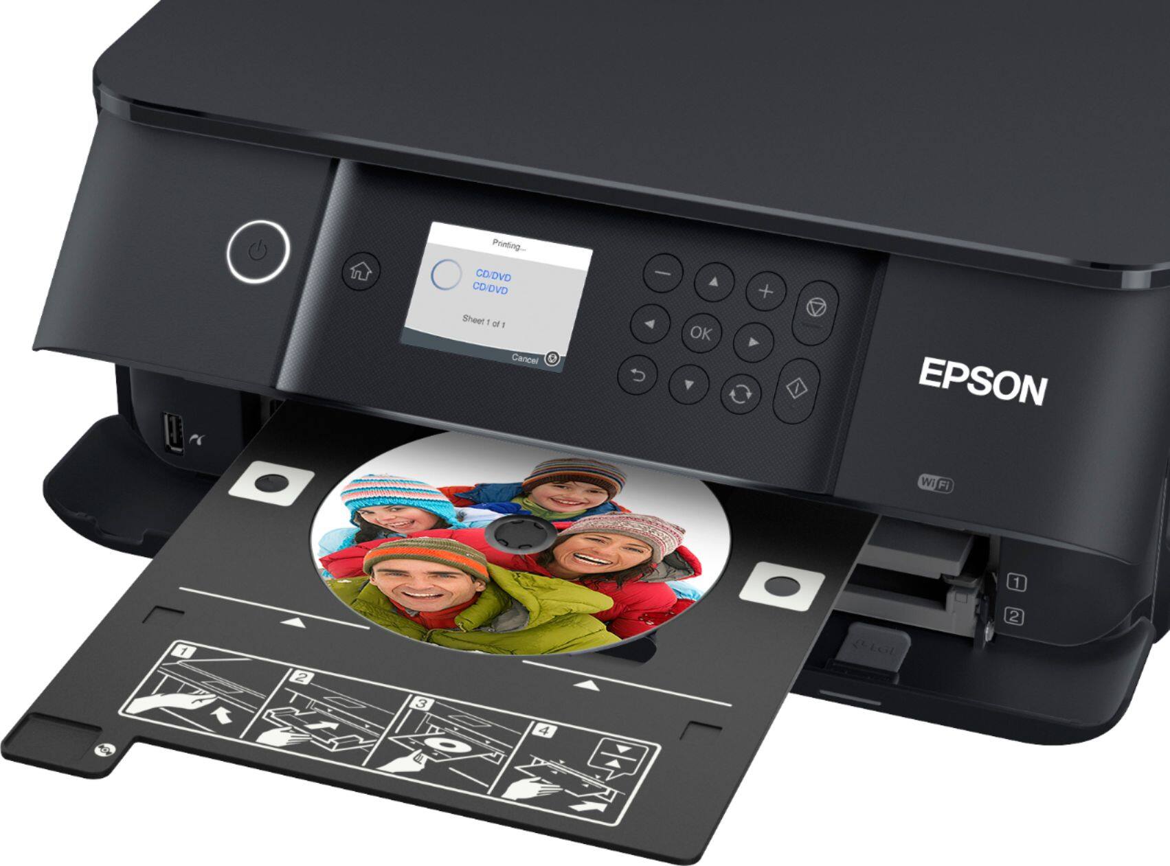 Alt View 16. Epson - Expression Premium XP-6100 Wireless All-In-One Inkjet Printer - Black.