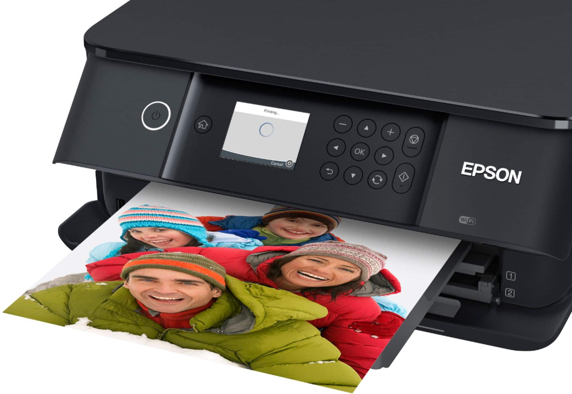 Alt View 17. Epson - Expression Premium XP-6100 Wireless All-In-One Inkjet Printer - Black.