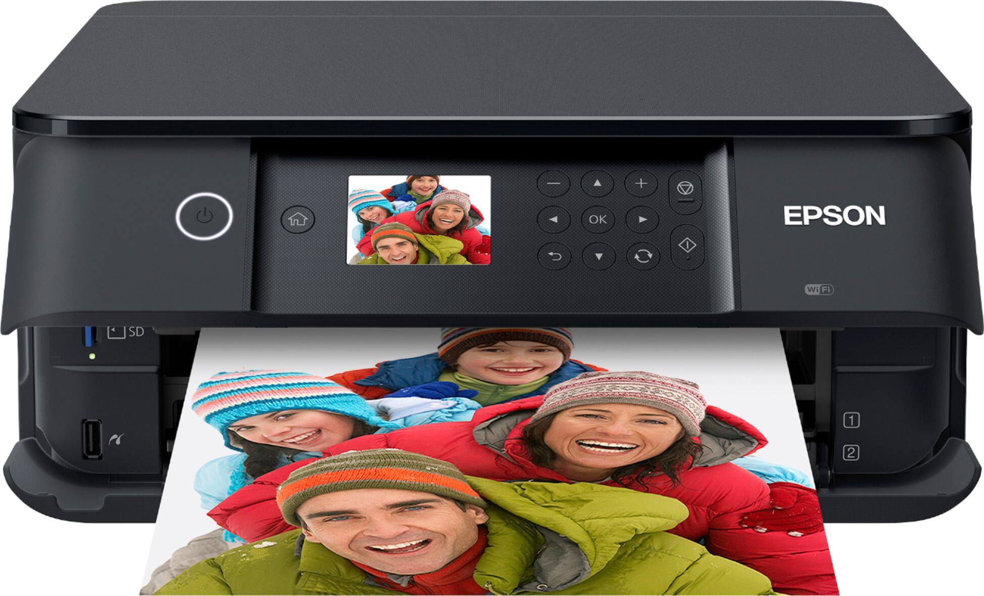 Alt View 22. Epson - Expression Premium XP-6100 Wireless All-In-One Inkjet Printer - Black.