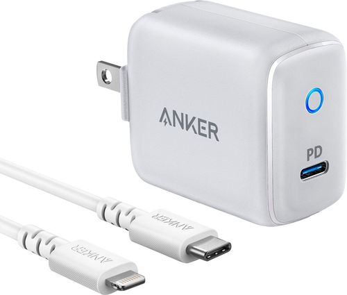 Anker - PowerPort USB Type-C Wall Charger - White