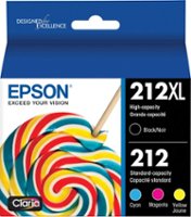 Epson - 212XL 4-Pack High-Yield and Standard Capacity Ink Cartridges - Front_Zoom