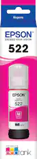 Front. Epson - EcoTank 522 Ink Bottle - Magenta.