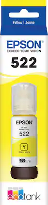 Epson - EcoTank 522 Ink Bottle - Yellow