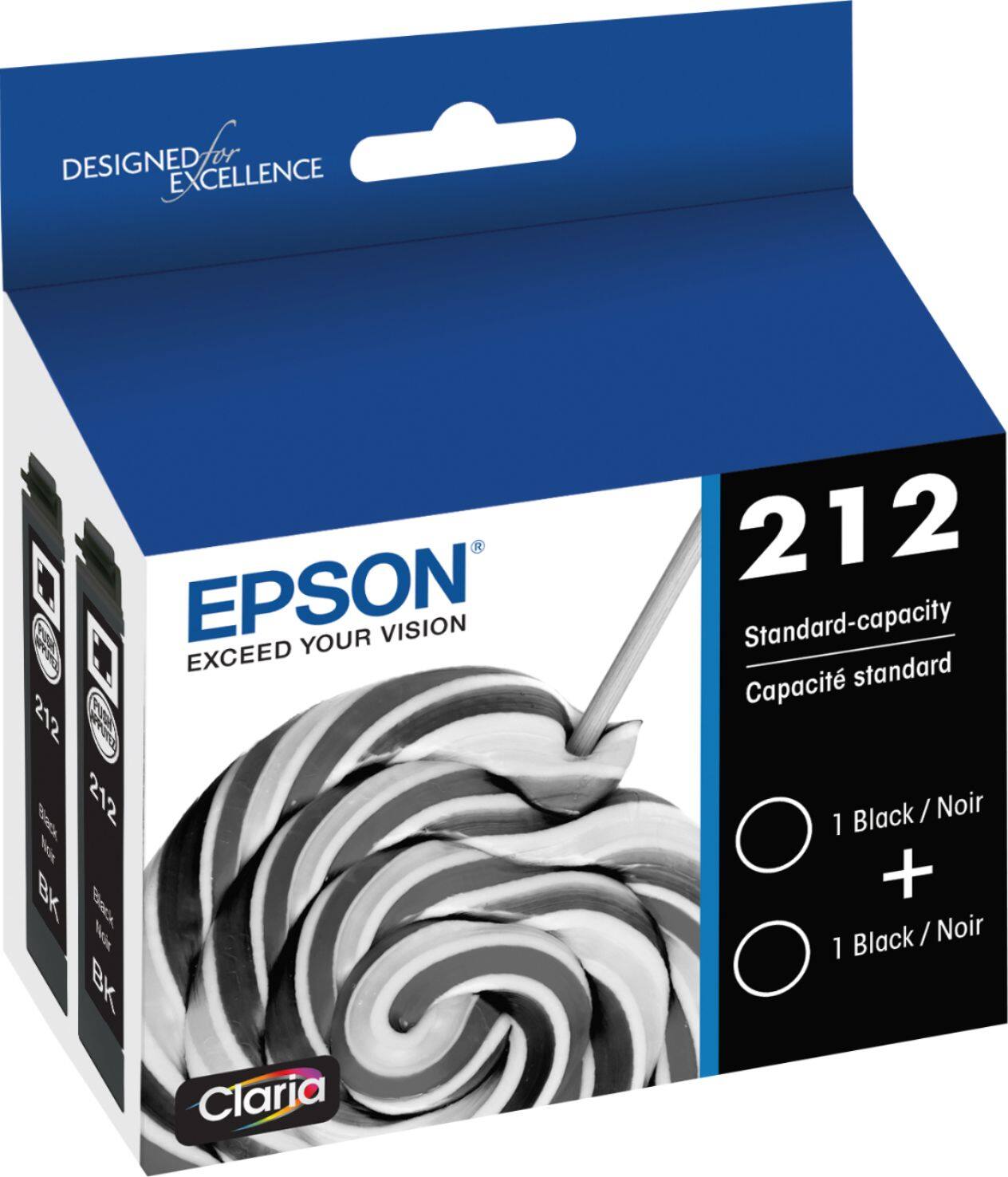 Alt View 11. Epson - 212 2-Pack Standard Capacity Ink Cartridges - Black.