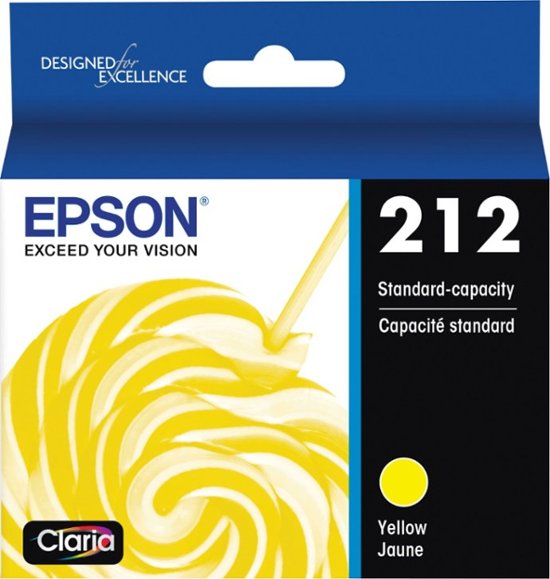 Epson 212 Standard Capacity Yellow Ink Cartridge EPSON YELLOW INK