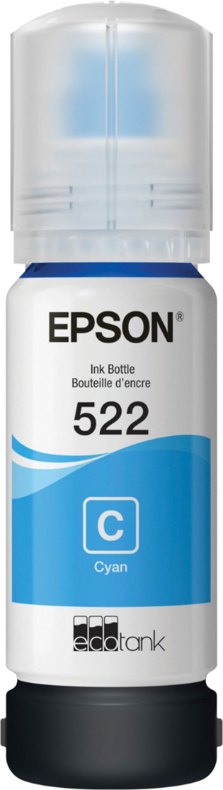 Customer Reviews Epson Ecotank 522 Ink Bottle Cyan Epson Cyan Ink Bottle T522220 Best Buy 6236