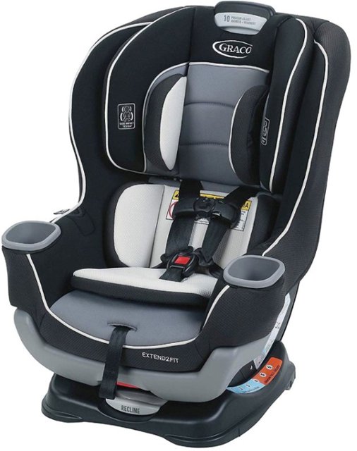 Angle Zoom. Graco - Extend2Fit Convertible Car Seat - Gotham.
