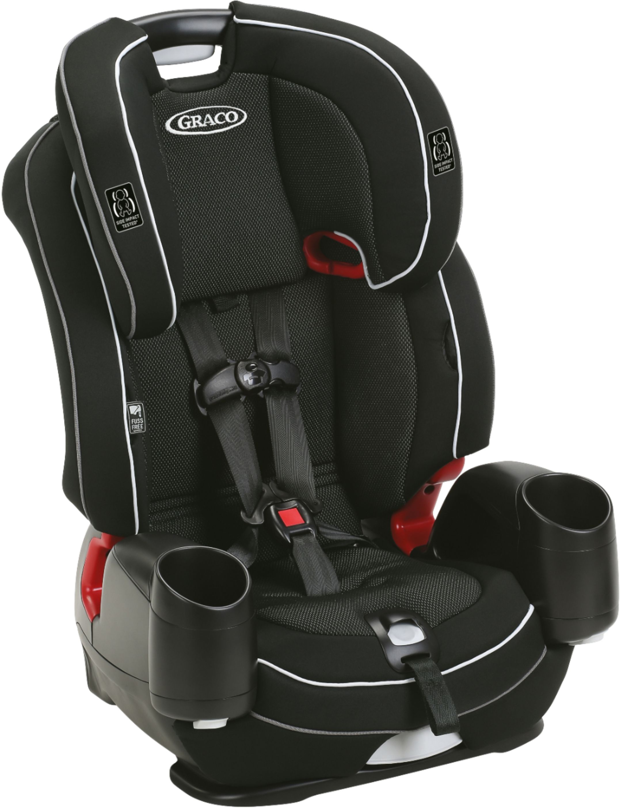 Angle View: Graco - Nautilus SnugLock LX 3-in-1 Harness Booster - Codey