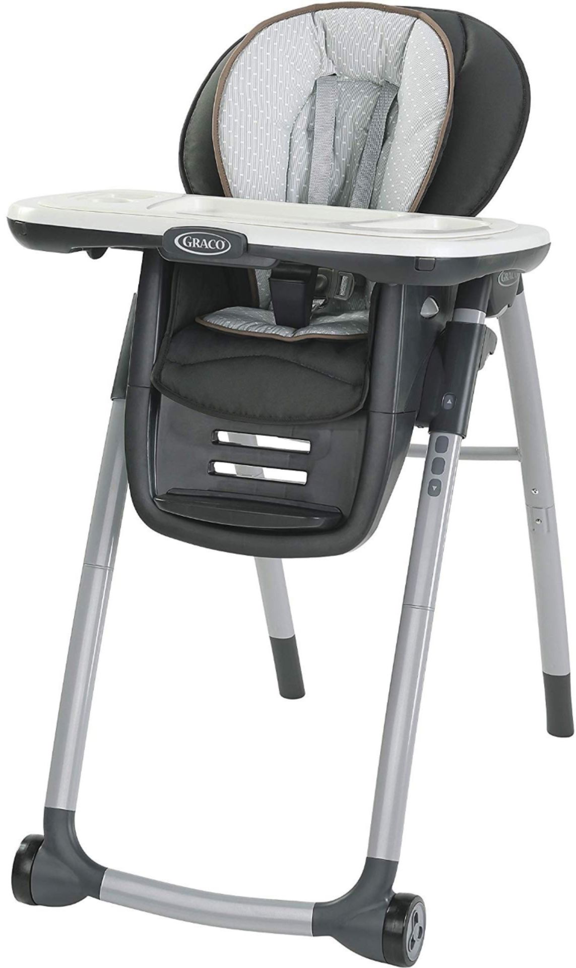 Left View: Flash Furniture - High Back Mesh Ergonomic Office Chair-Adjustable Lumbar, 2-Paddle Control - Black