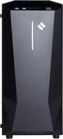 CyberPowerPC - Syber M ATX Mid-Tower Case - Black - Front_Zoom