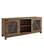 Angle. Walker Edison - Rustic Farmhouse TV Stand Cabinet for Most TVs Up to 60" - Rustic Oak.